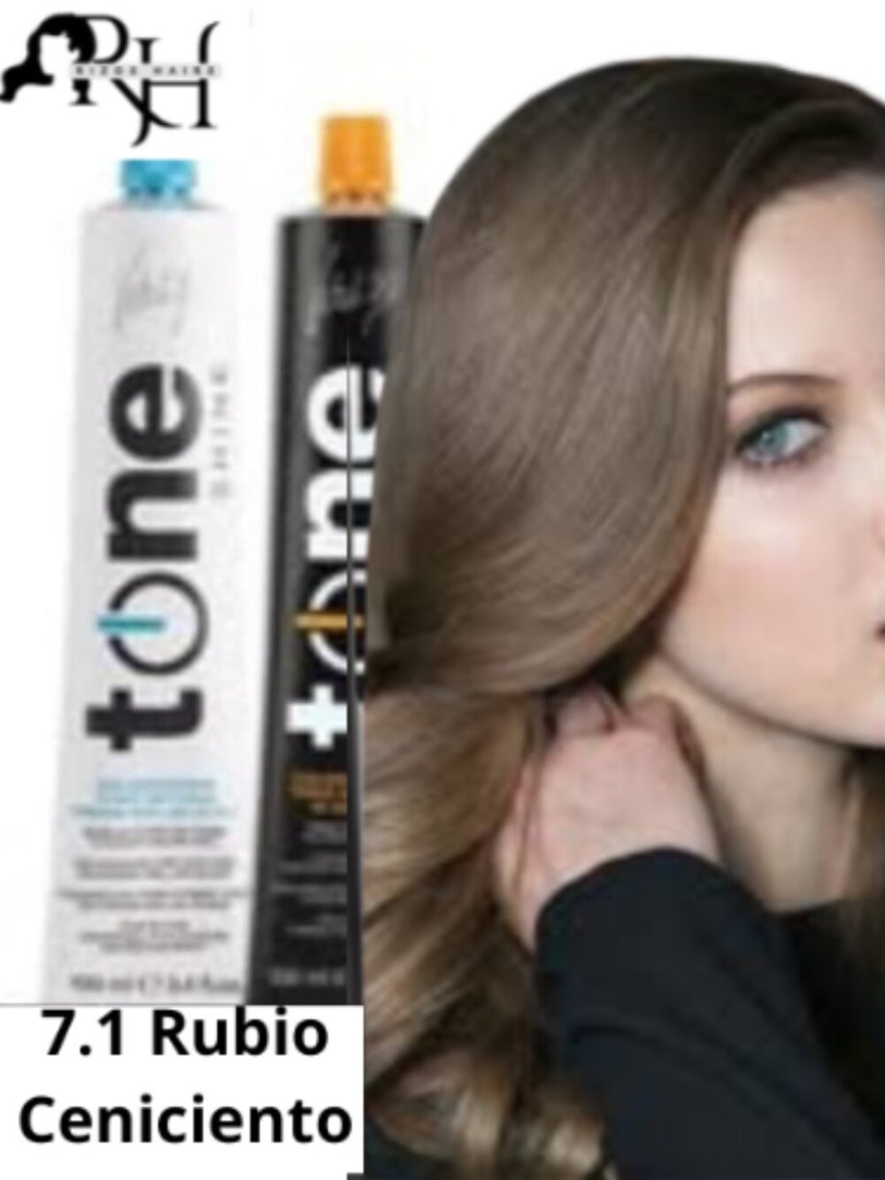 Tinte Vitality's Tone 7.1 Rubio Ceniciento semi permanente sin amoniaco Intenso